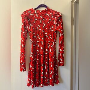 Xhiliaration Santa Hat Dress